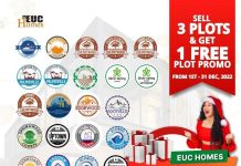 Sell 3 plots, get one free as EUC Homes rolls out Chrismas bonanza
