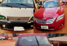 Enugu Police Arrest Four, Recover Three Stolen Vehicles, Nab Suspect Linked to 2022 Kidnapping