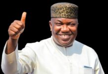 Former Enugu SSG Prof. Ajah Felicitates With His Excellency Rt. Hon Ifeanyi Ugwuanyi On His Birthday