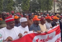 #OccupyINEC: Atiku, Obi, Kwankwaso, others lead protest against INEC in Abuja